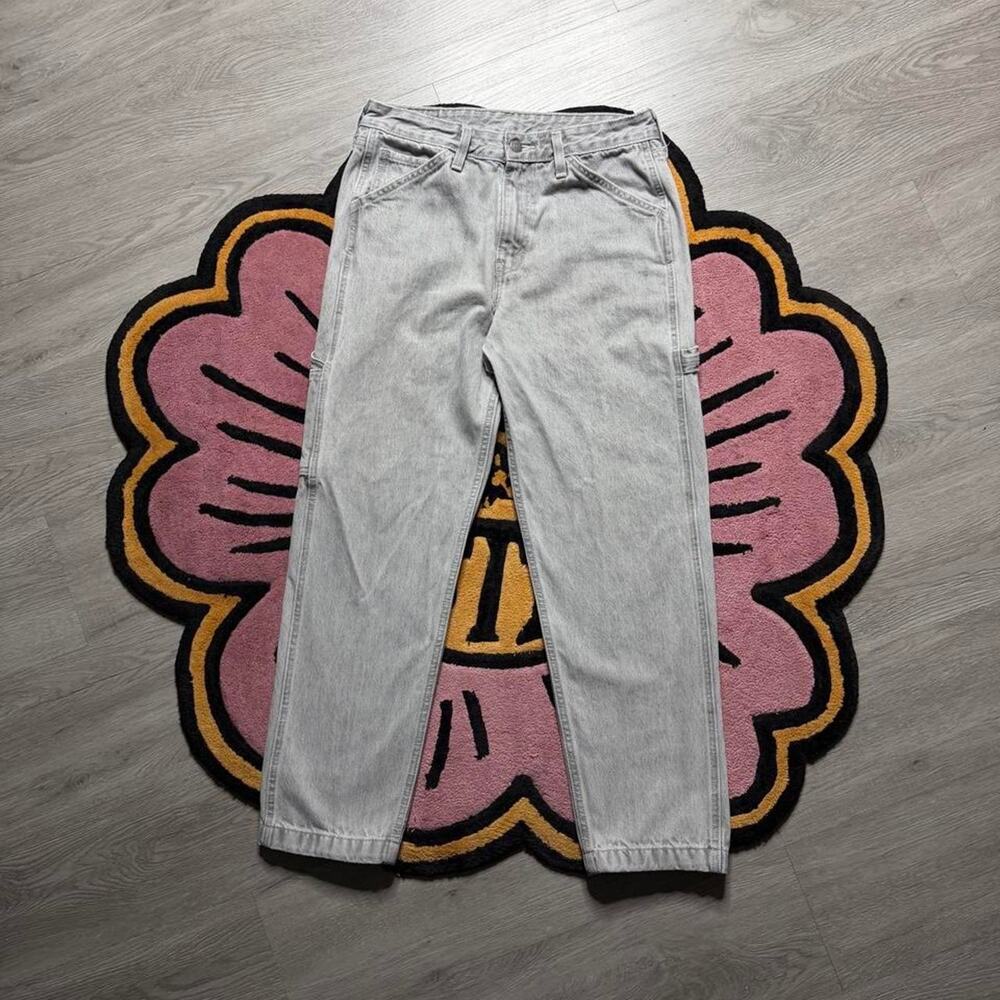 Levi’s Strauss Regular Fit Carpenter Style Work Pants 30x30 Grey